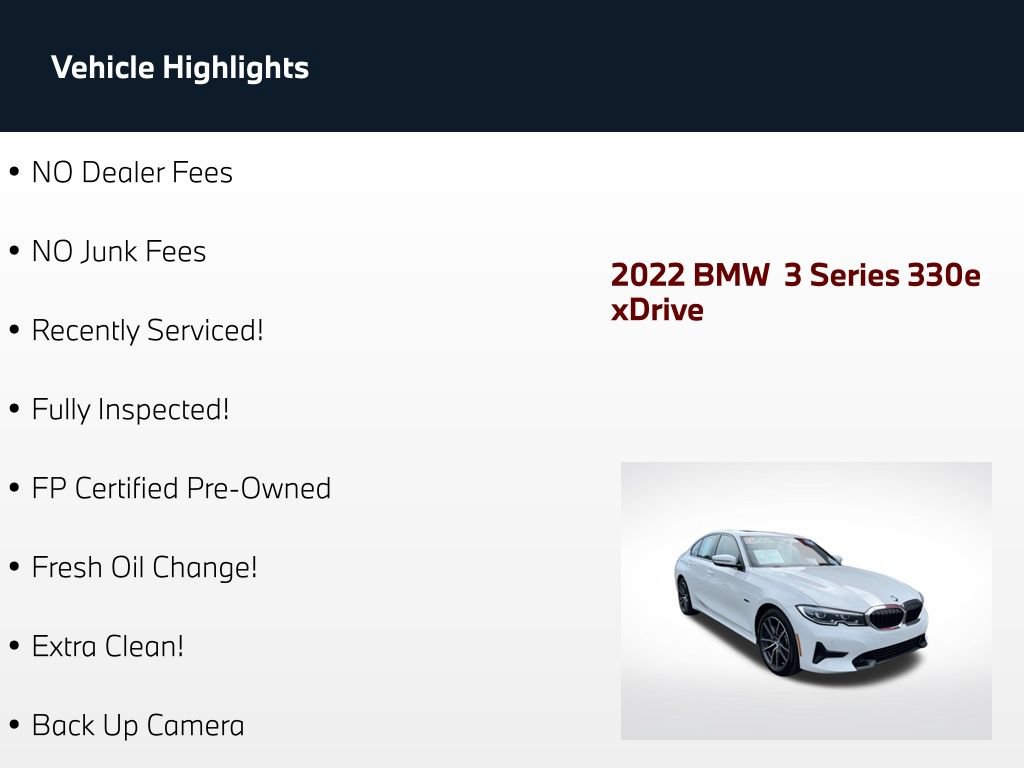 Used 2022 BMW 330e xDrive w/ Driving Assistance Package AWD/4WD image 66