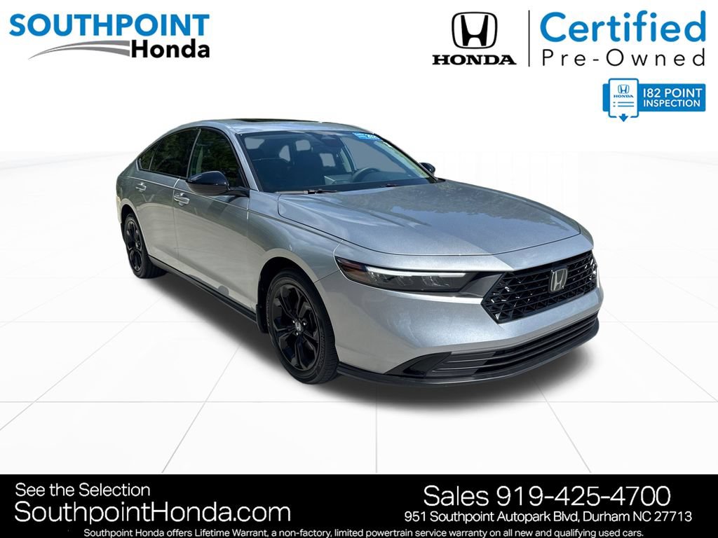 Certified 2025 Honda Accord SE image 1