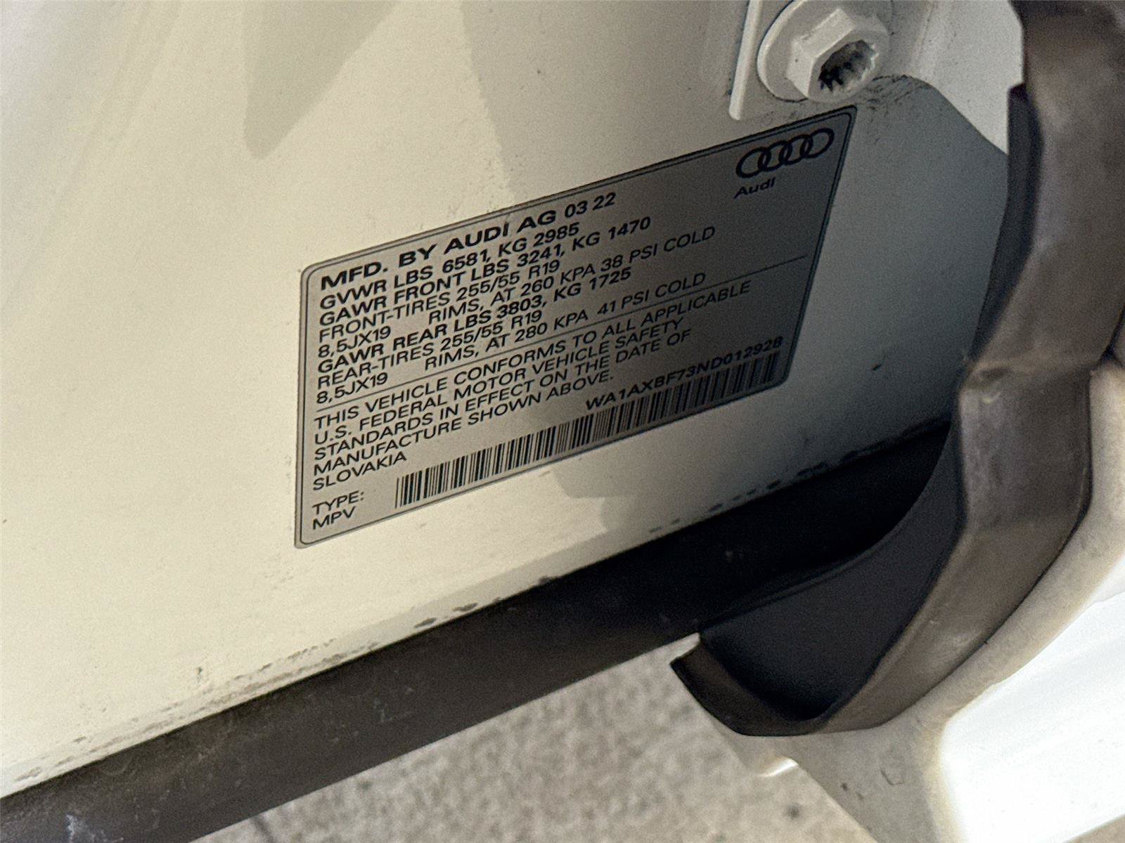 Certified 2022 Audi Q7 3.0T Premium AWD/4WD image 34