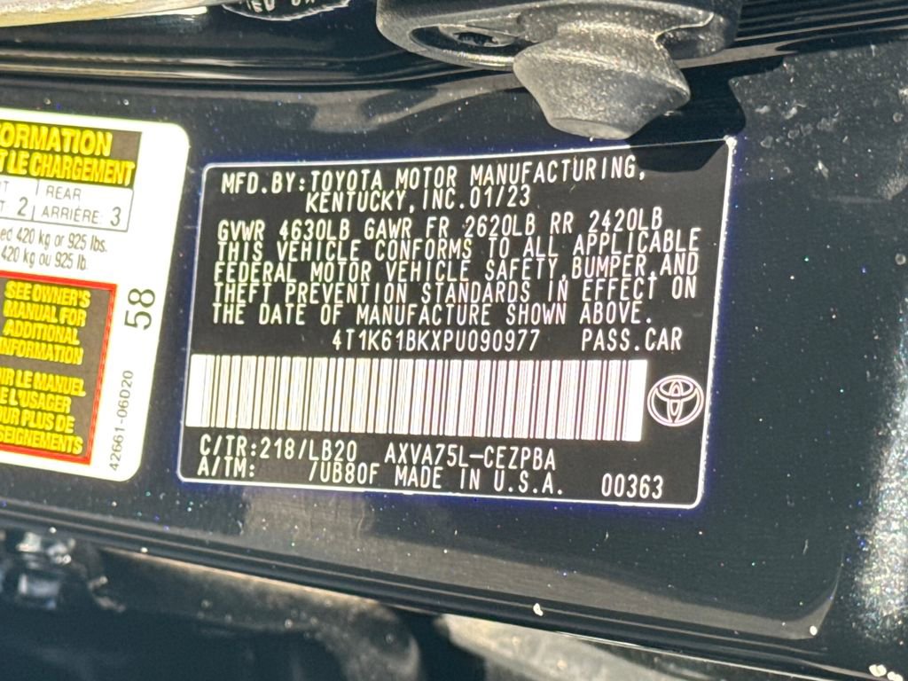 Used 2023 Toyota Camry XSE w/ Navigation Package image 45