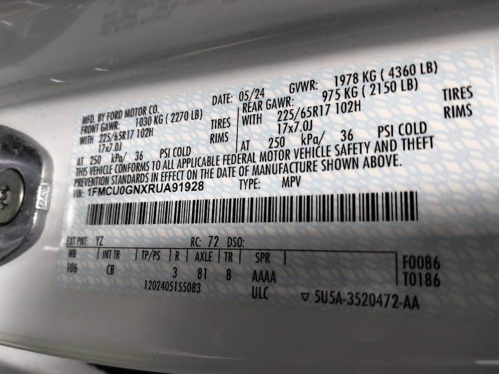 Used 2024 Ford Escape Active FWD image 33