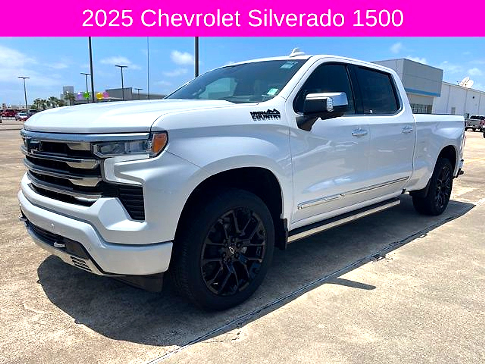 New 2025 Chevrolet Silverado 1500 High Country w/ High Country Premium Package AWD/4WD image 3