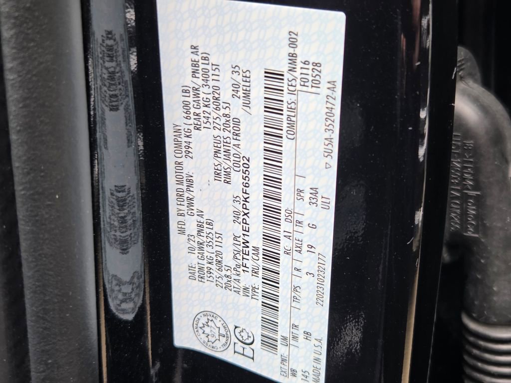 Used 2023 Ford F150 Lariat w/ Equipment Group 502A High image 30