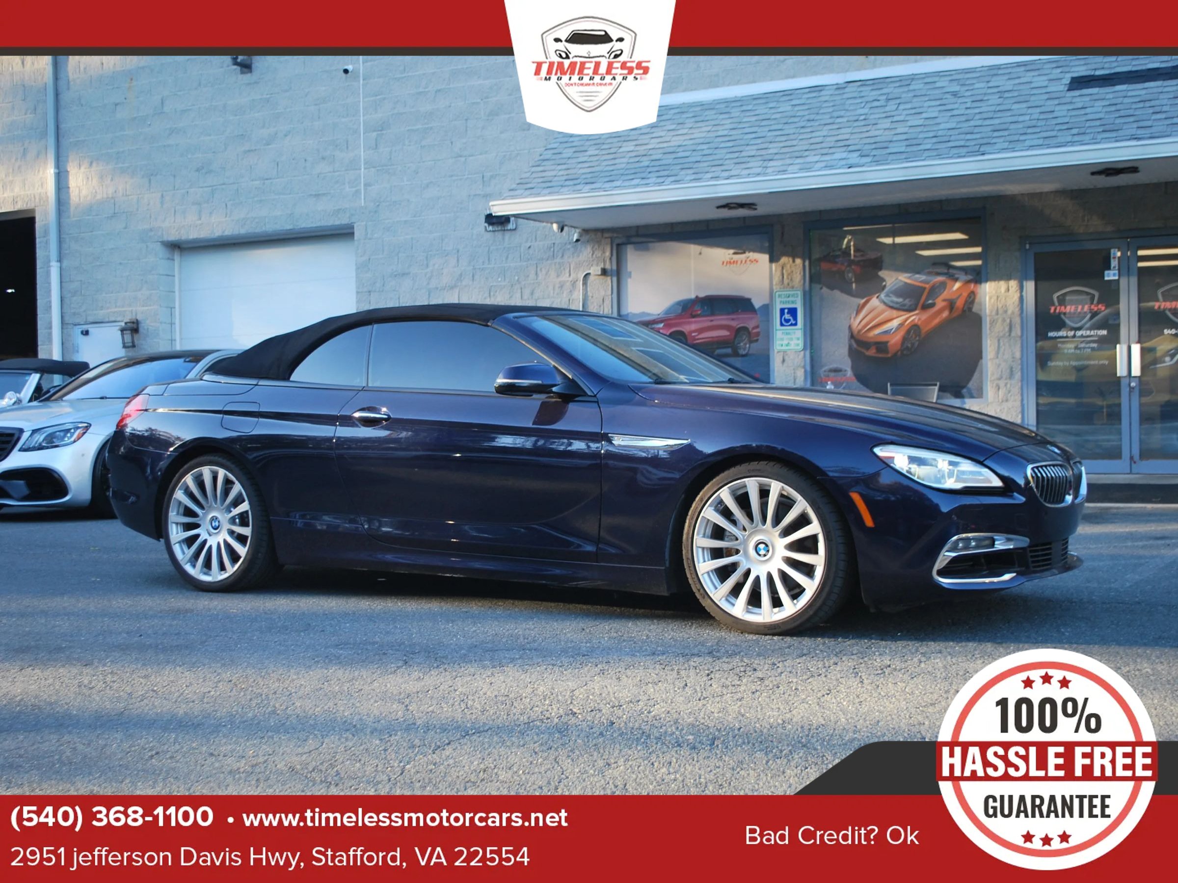 Used 2017 BMW 640i Convertible RWD image 1