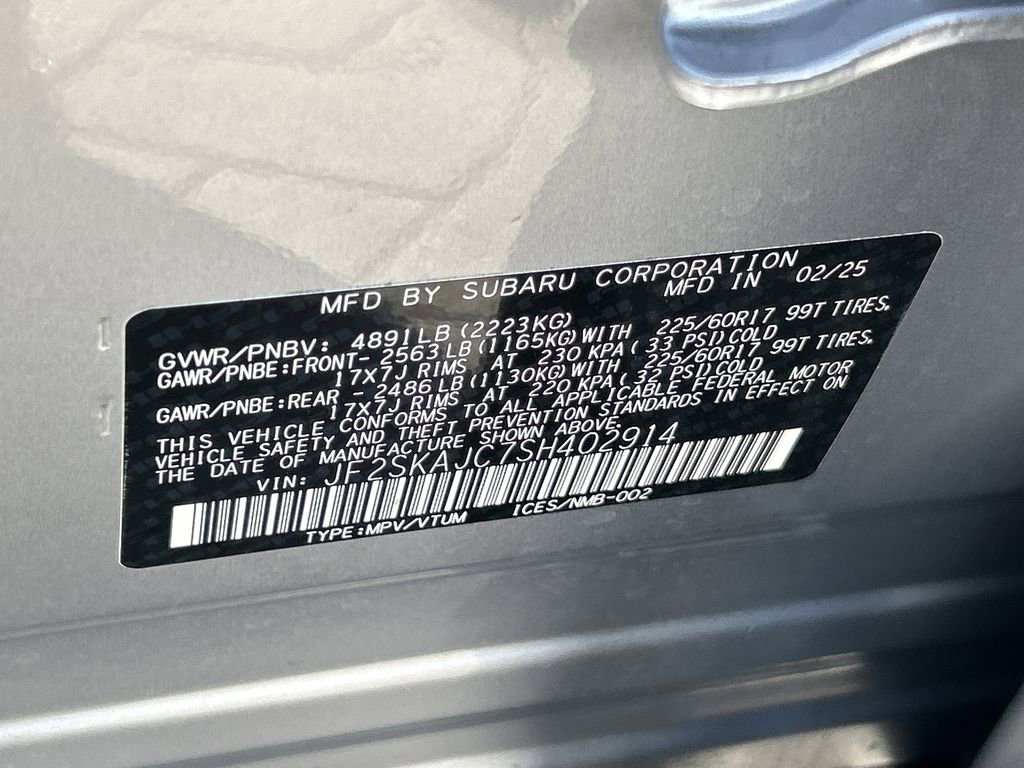 Certified 2025 Subaru Forester Wilderness w/ Wilderness Package image 22