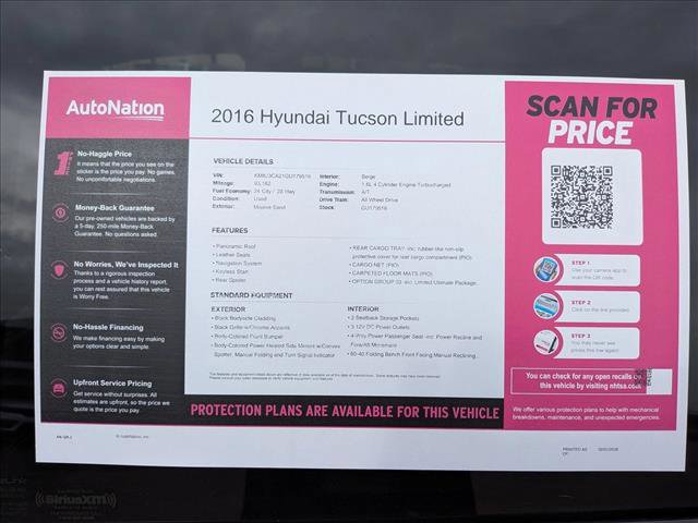 Used 2016 Hyundai Tucson Limited w/ Option Group 03 image 22