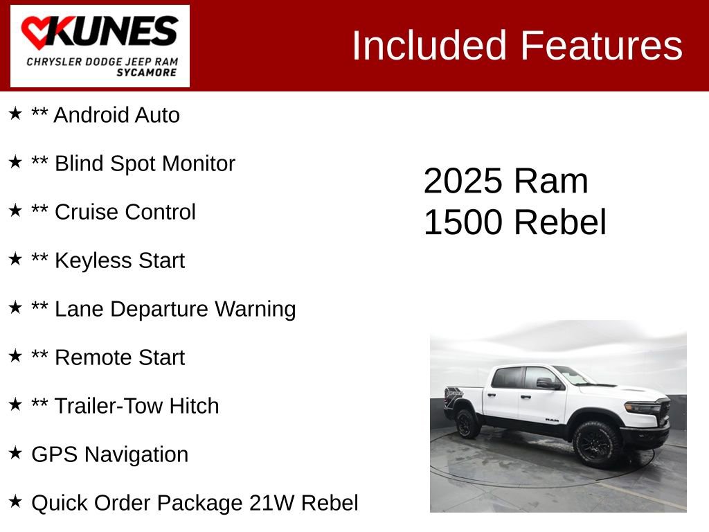 Used 2025 RAM 1500 Rebel w/ Rebel Level 1 Equipment Group image 4