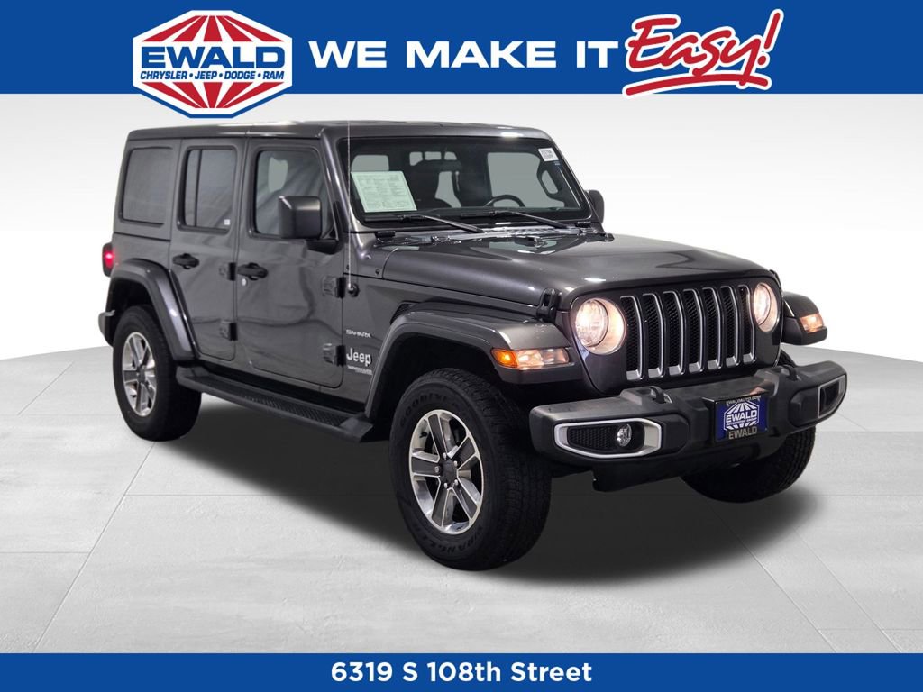 Used 2021 Jeep Wrangler Unlimited Sahara w/ Dual Top Group image 1