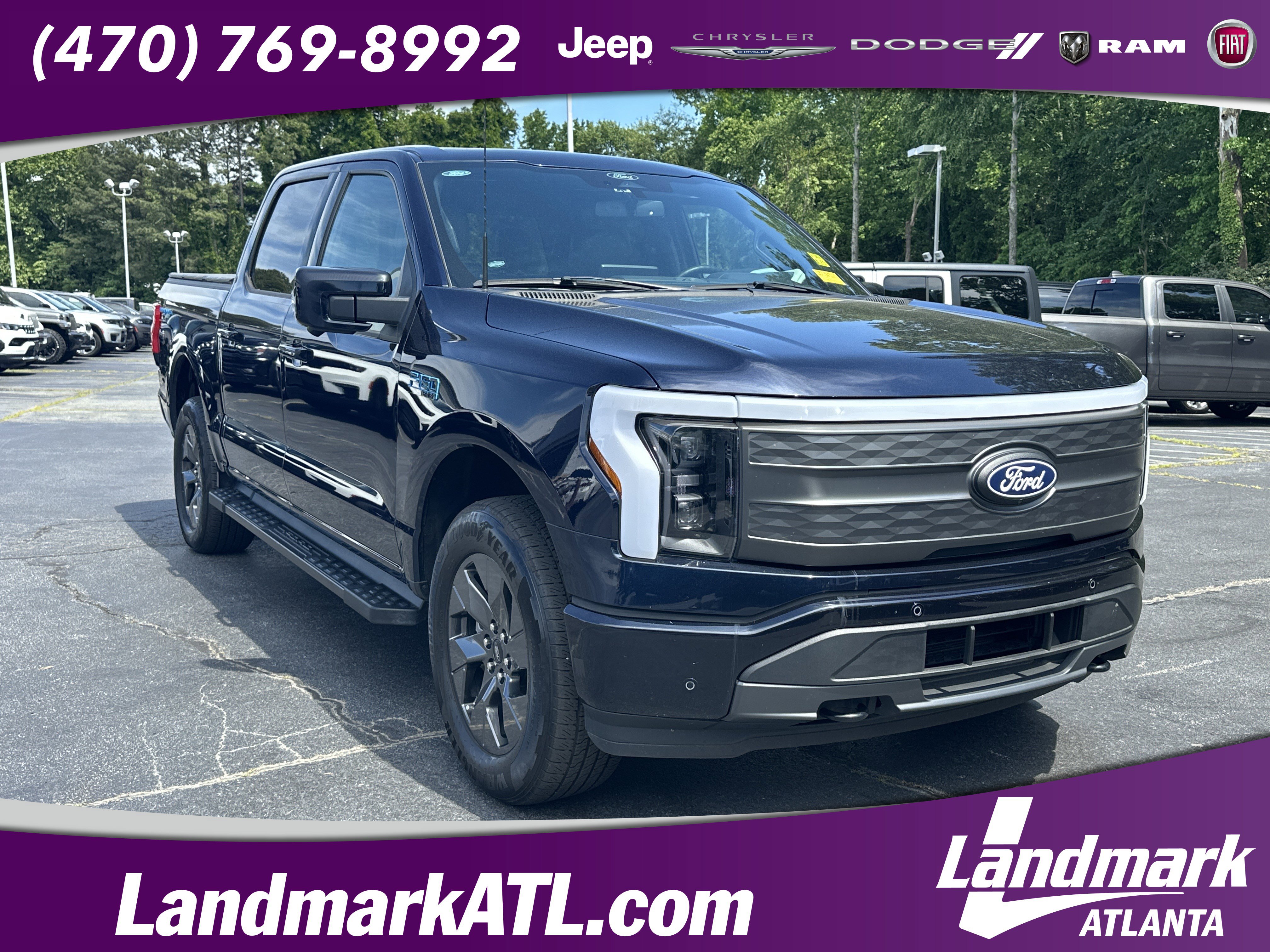 Used 2024 Ford F150 Lightning Lariat AWD/4WD image 1