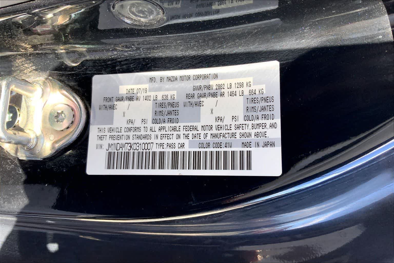Used 2019 MAZDA MX-5 Miata RF Grand Touring w/ GT-S Package RWD image 19