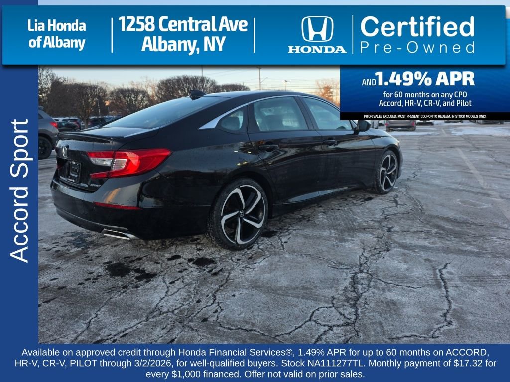 Certified 2022 Honda Accord Sport image 7
