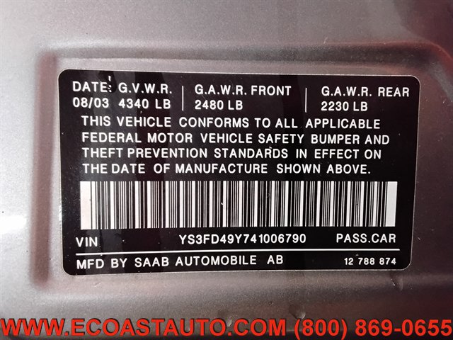 Used 2004 Saab 9-3 Arc FWD image 20