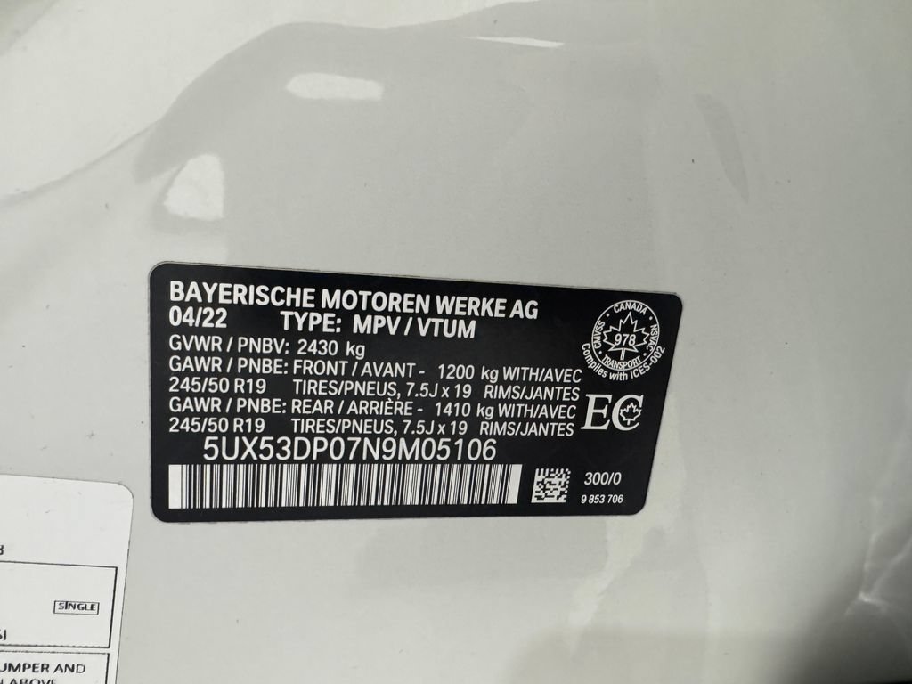 Used 2022 BMW X3 xDrive30i AWD/4WD image 39