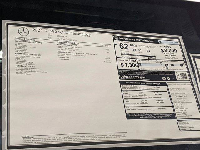 New 2025 Mercedes-Benz G 580 w/ EQ Technology image 21