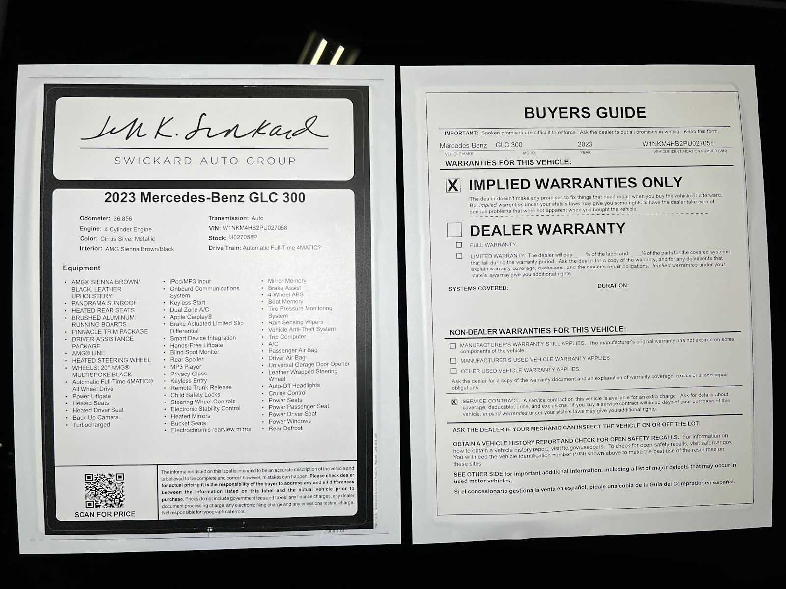 Used 2023 Mercedes-Benz GLC 300 4MATIC image 50