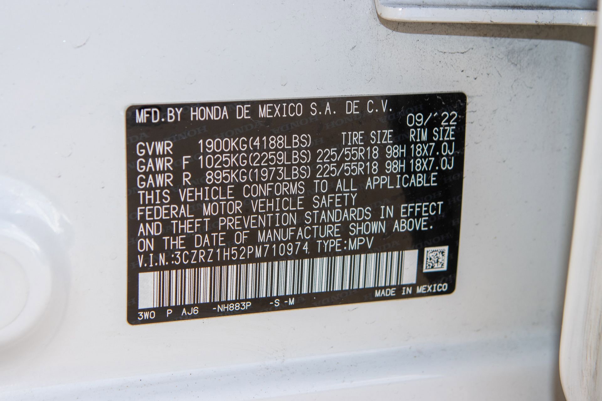 Certified 2023 Honda HR-V Sport image 38