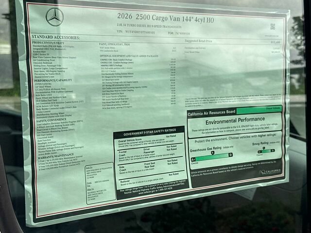 New 2026 Mercedes-Benz Sprinter 2500 image 27