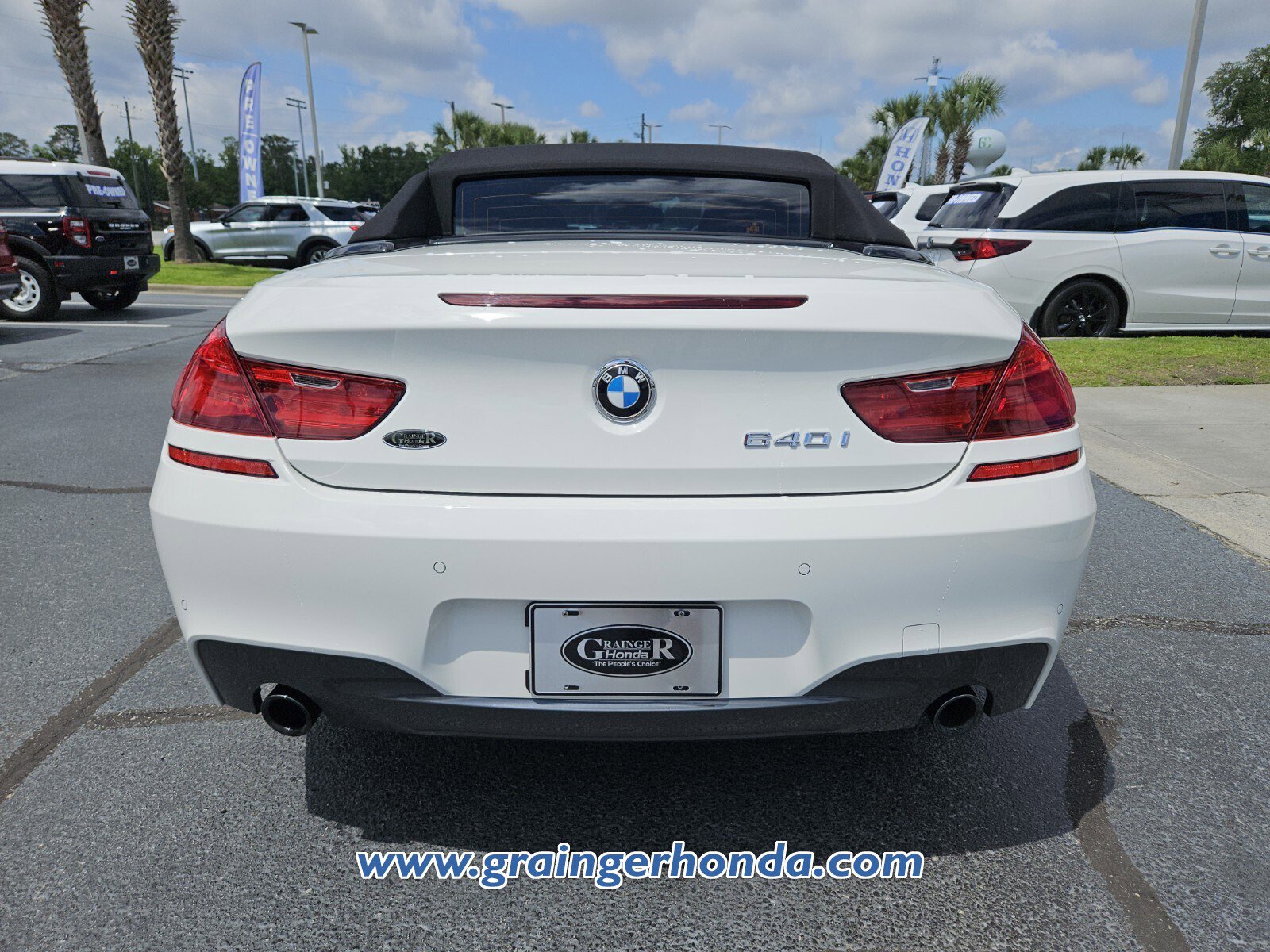 Used 2017 BMW 640i Convertible RWD image 4