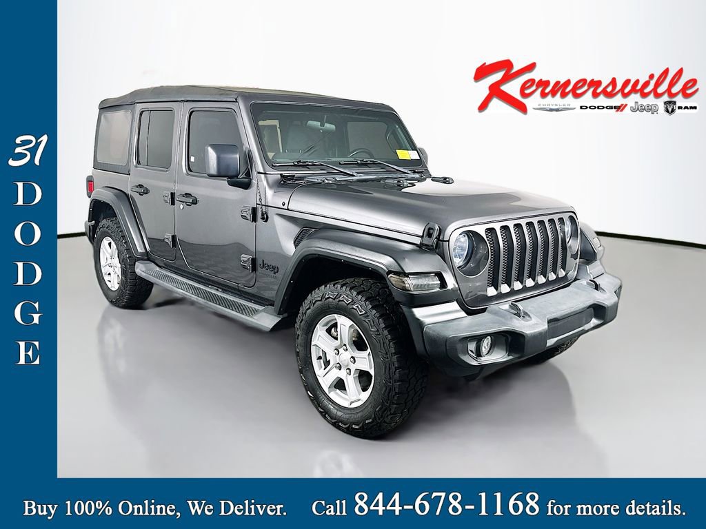 Used 2022 Jeep Wrangler Unlimited Sport image 1