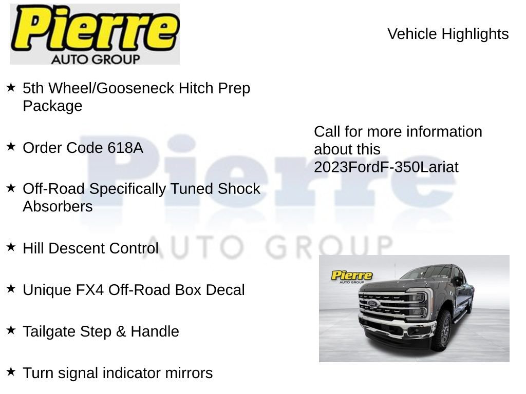 Used 2023 Ford F350 Lariat w/ Tow Technology Package AWD/4WD image 15