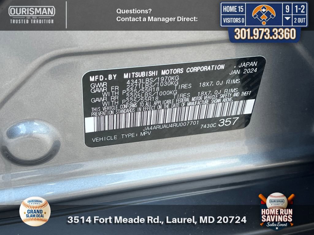 Used 2024 Mitsubishi Outlander Sport AWD image 30