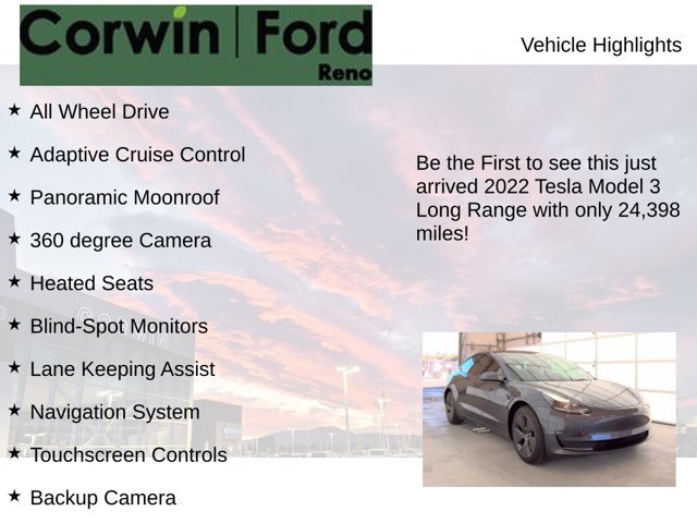 Used 2022 Tesla Model 3 Long Range AWD/4WD image 4