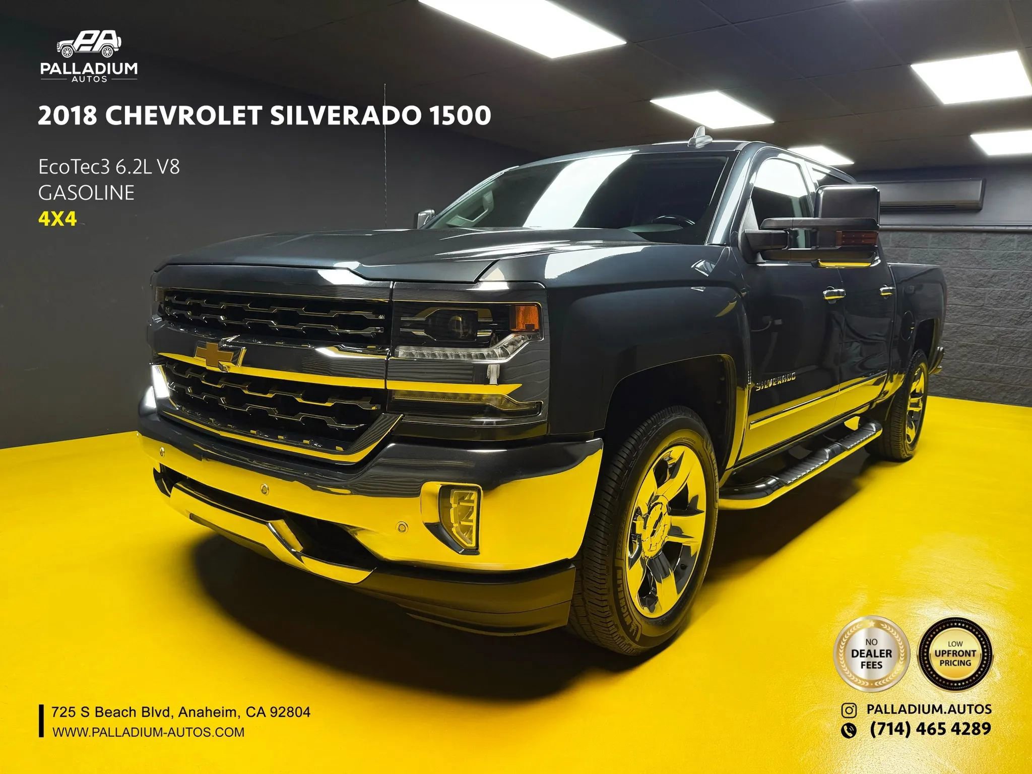 Used 2018 Chevrolet Silverado 1500 LTZ w/ LTZ Plus Package AWD/4WD image 1