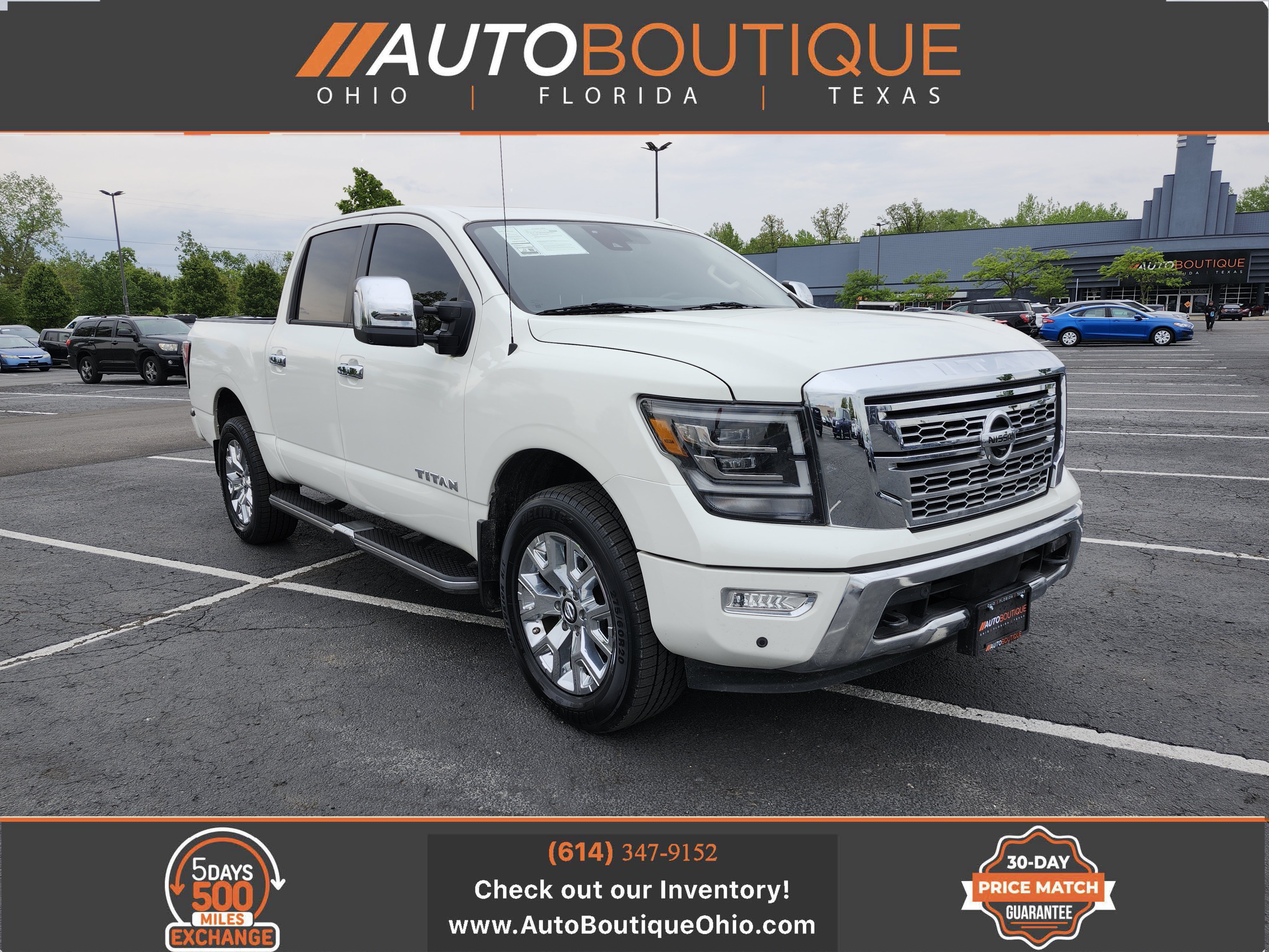 Used 2021 Nissan Titan SL w/ Moonroof Package AWD/4WD image 1