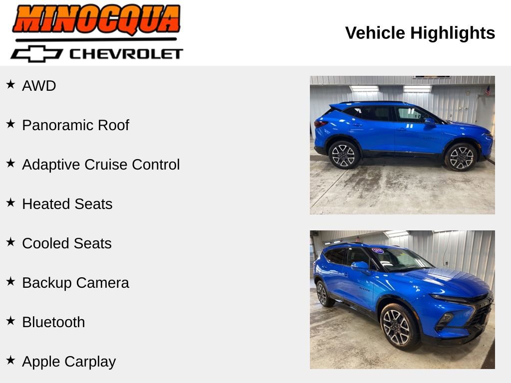 Certified 2025 Chevrolet Blazer RS w/ Enhanced Convenience Package image 6