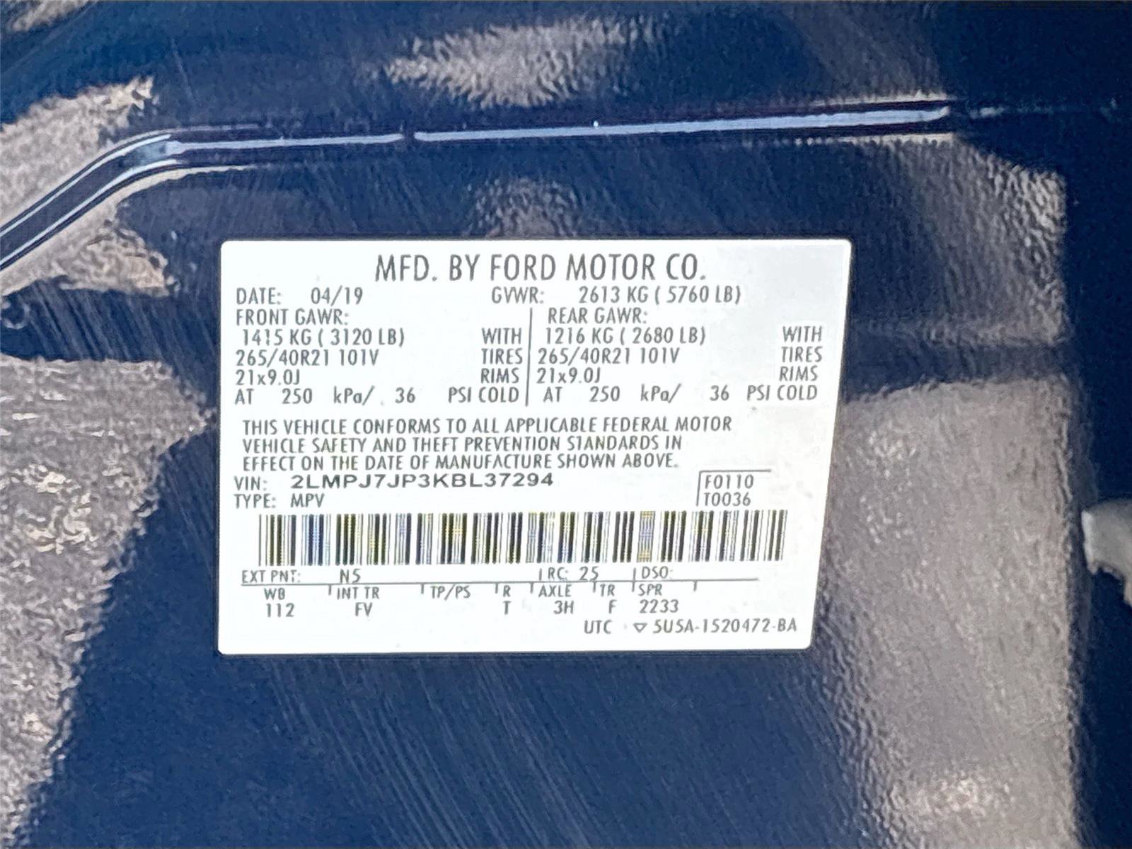 Used 2019 Lincoln Nautilus Black Label image 39