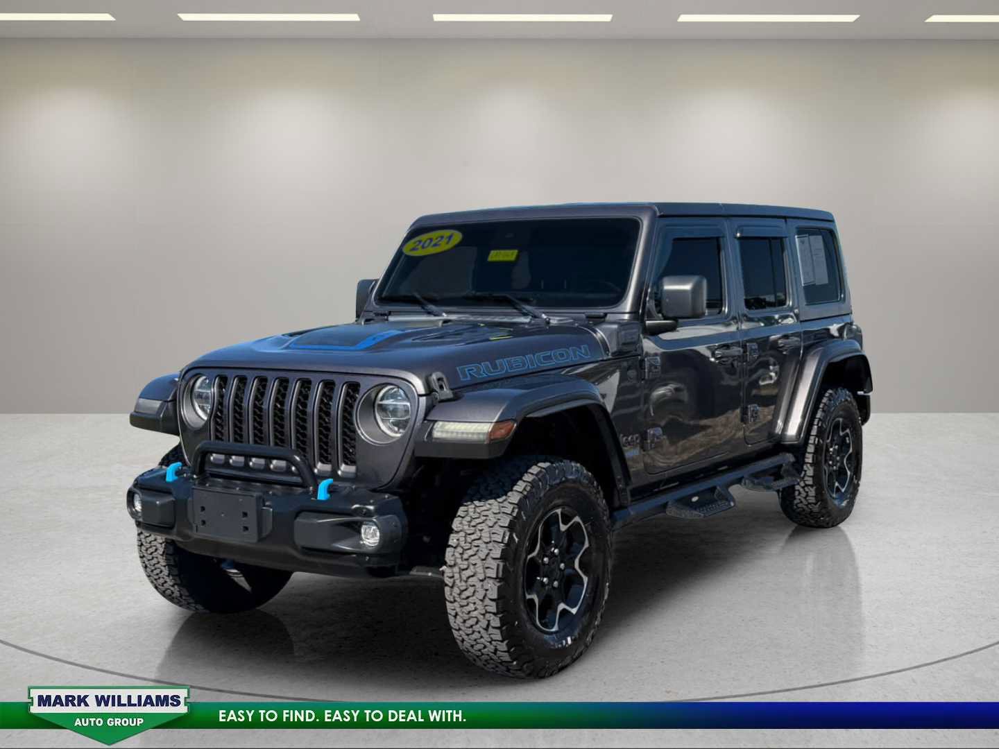 Used 2021 Jeep Wrangler Unlimited Rubicon 4xe w/ Steel Bumper Group AWD/4WD image 2