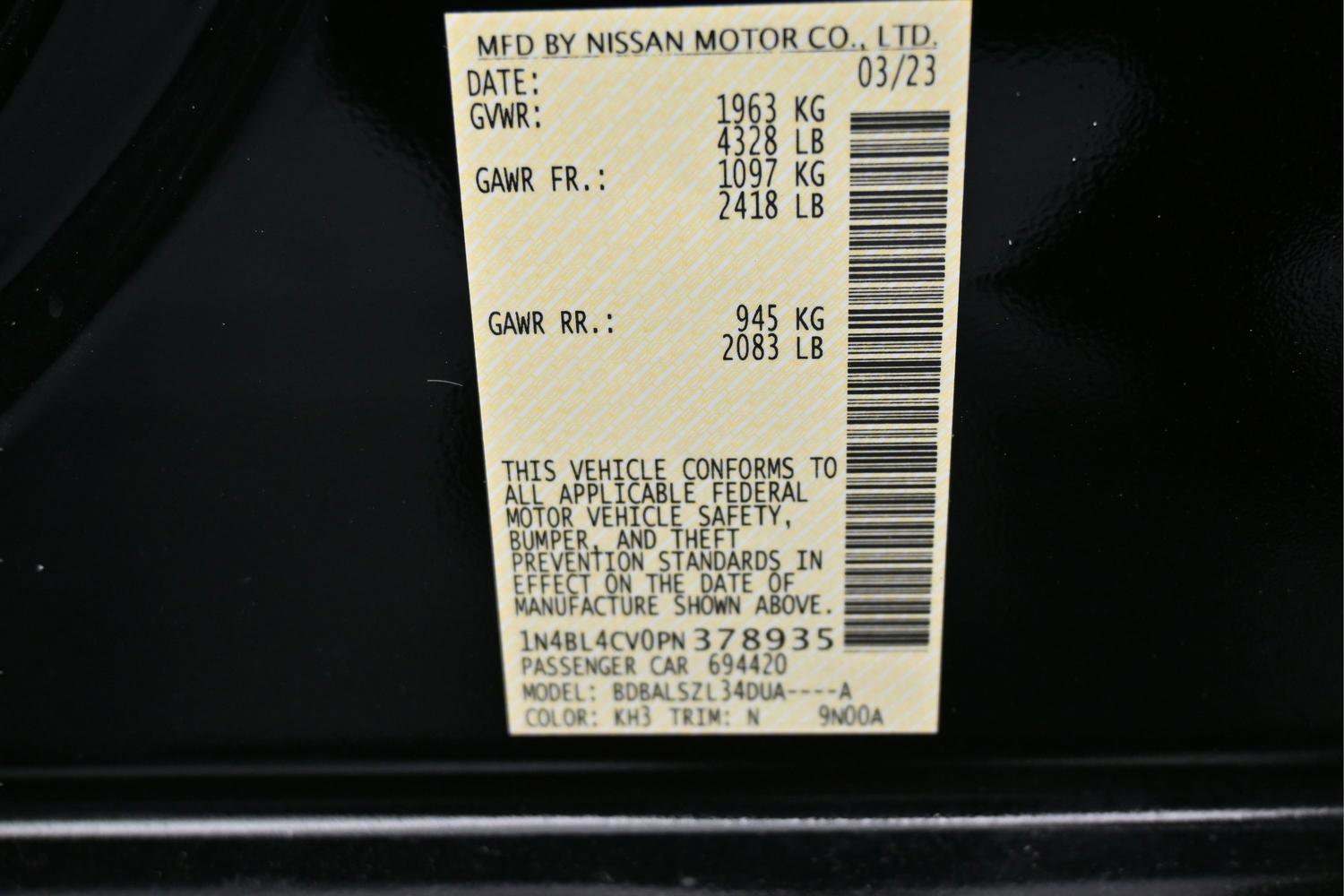 Used 2023 Nissan Altima 2.5 SR image 8