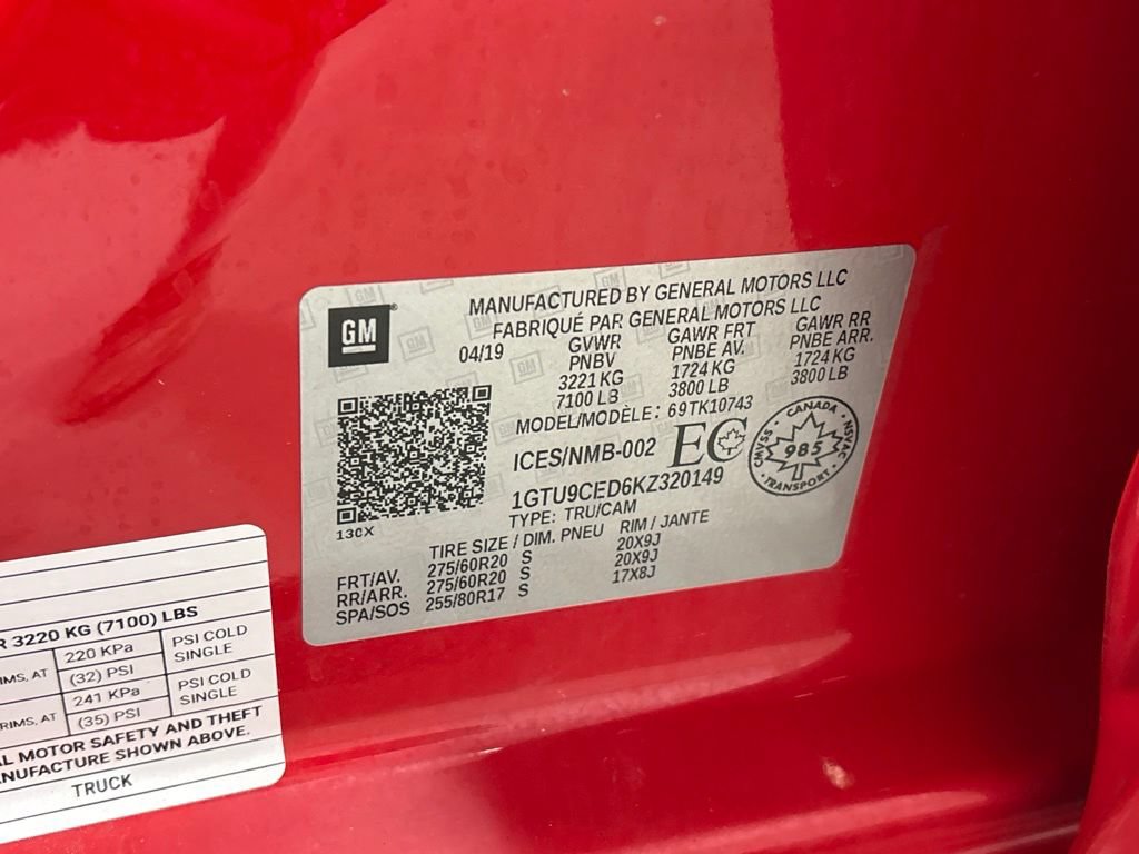 Used 2019 GMC Sierra 1500 Elevation w/ Elevation Value Package AWD/4WD image 15