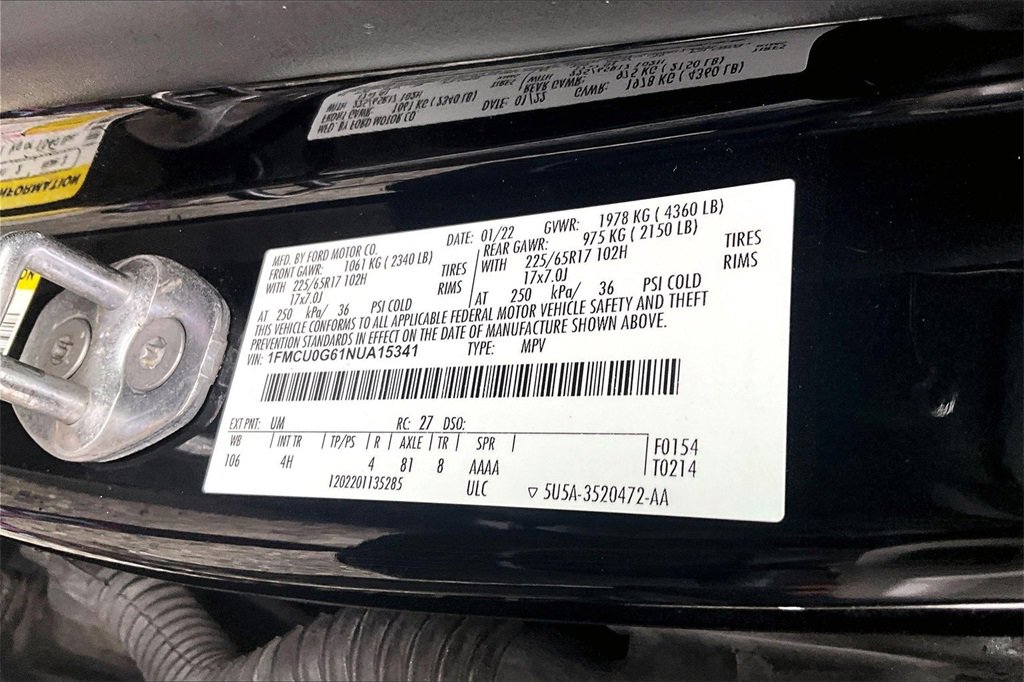 Used 2022 Ford Escape SE image 30