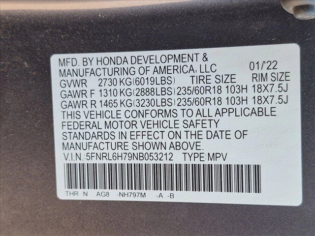 Used 2022 Honda Odyssey EX-L image 16