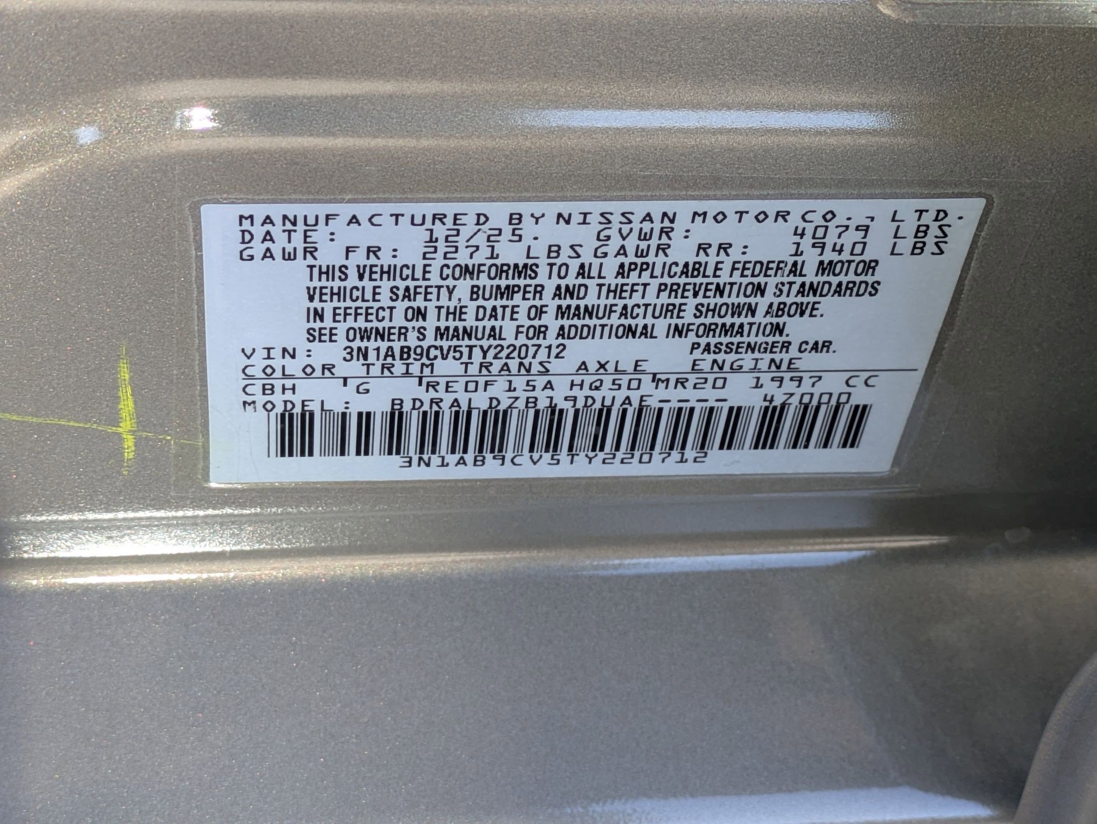 New 2026 Nissan Sentra SV w/ SV Convenience Package image 35