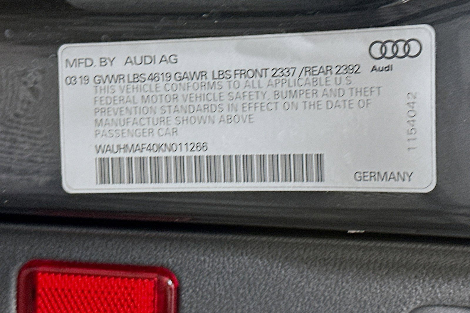 Used 2019 Audi A4 2.0T Premium Plus w/ Premium Plus Package FWD image 24