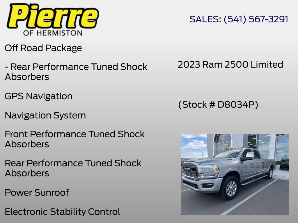 Used 2023 RAM 2500 Limited w/ Towing Technology Group AWD/4WD image 9