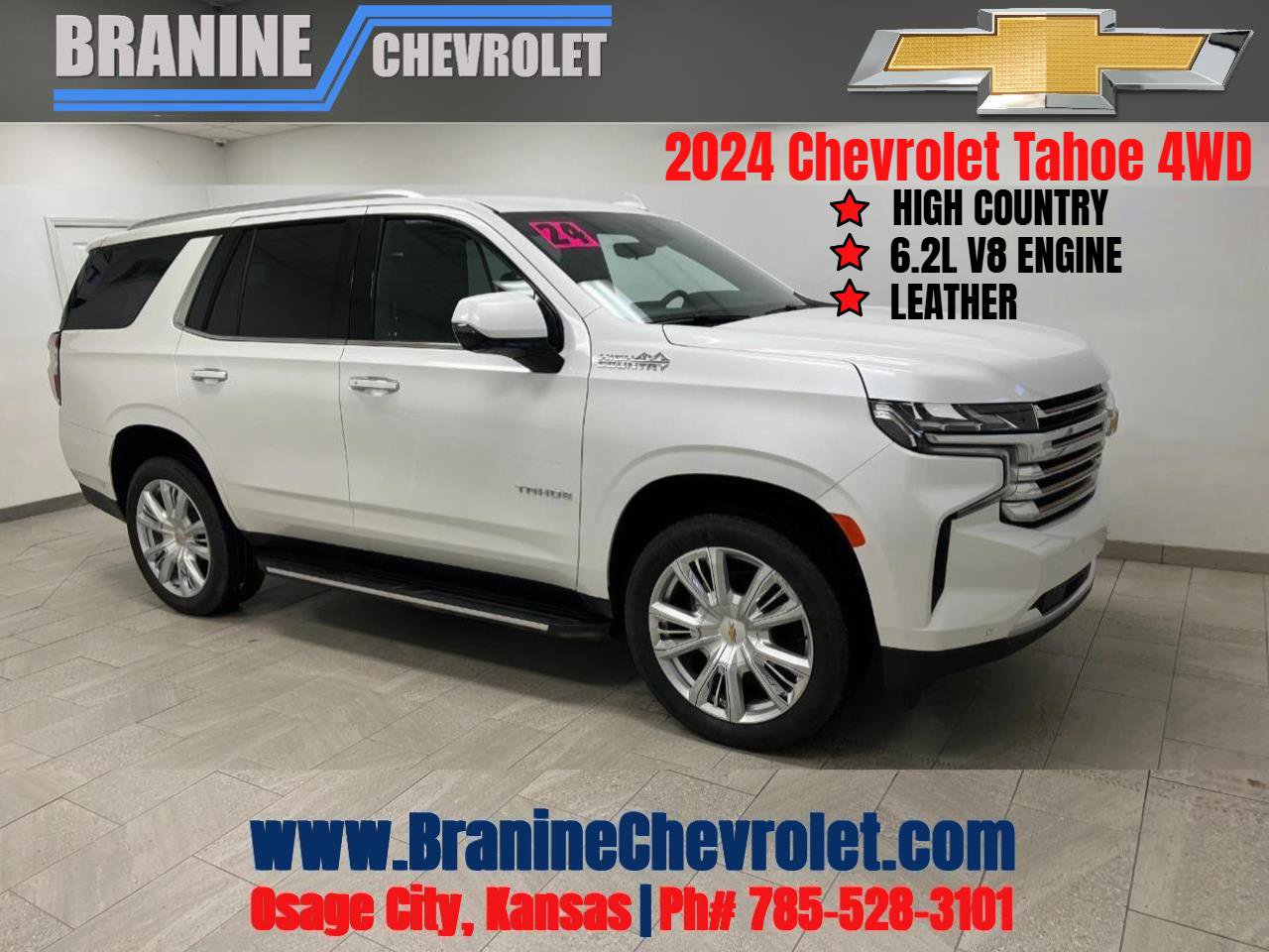 Used 2024 Chevrolet Tahoe High Country image 1