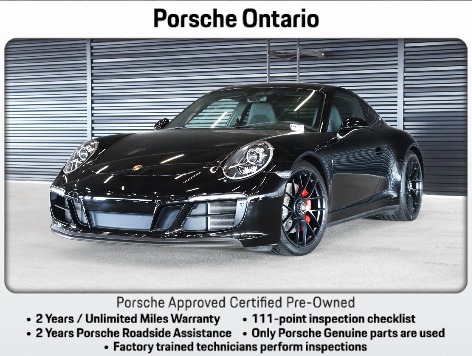 Certified 2018 Porsche 911 Carrera 4 GTS image 1