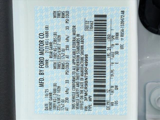 New 2025 Ford Bronco Sport Big Bend w/ Convenience Package image 17