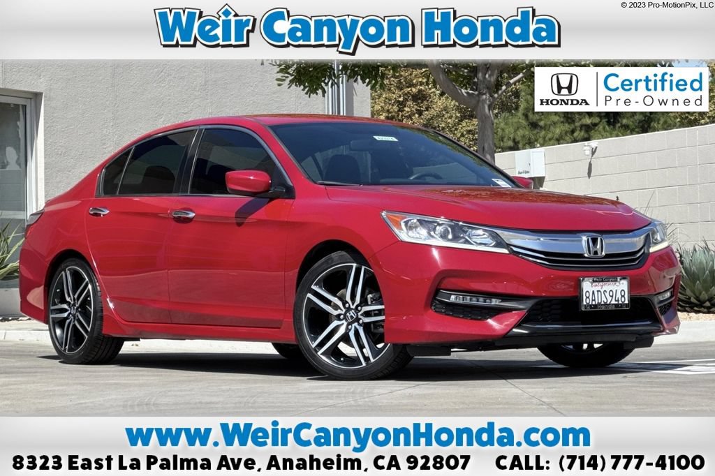 Certified 2017 Honda Accord Sport image 1