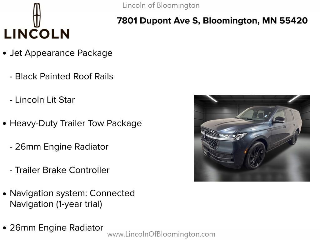 New 2025 Lincoln Navigator L Reserve w/ Jet Appearance Package image 8