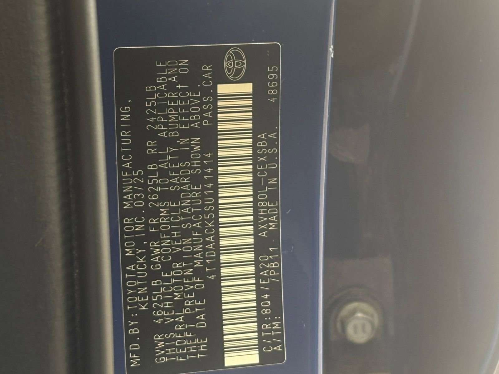 Used 2025 Toyota Camry SE FWD image 27