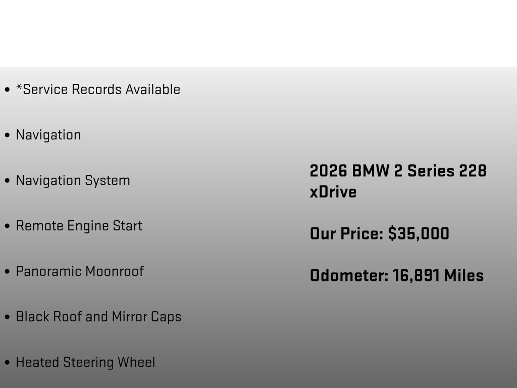 Used 2026 BMW 228i xDrive AWD/4WD image 18