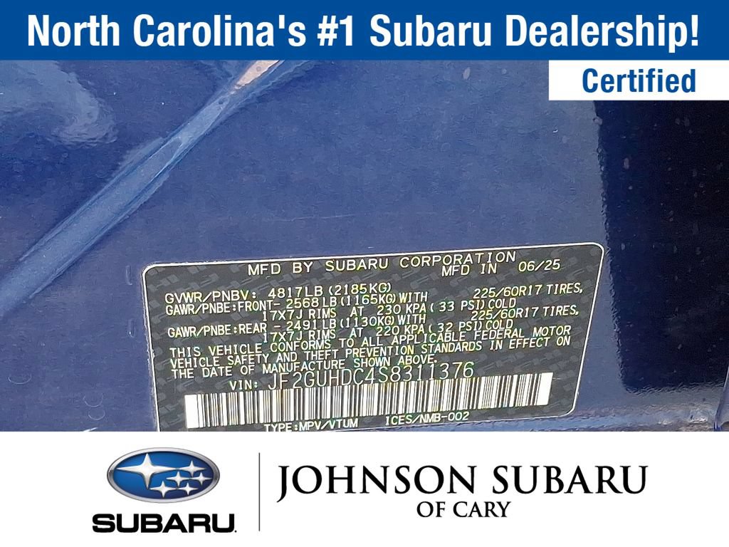 Certified 2025 Subaru Crosstrek 2.5i Premium AWD/4WD image 18