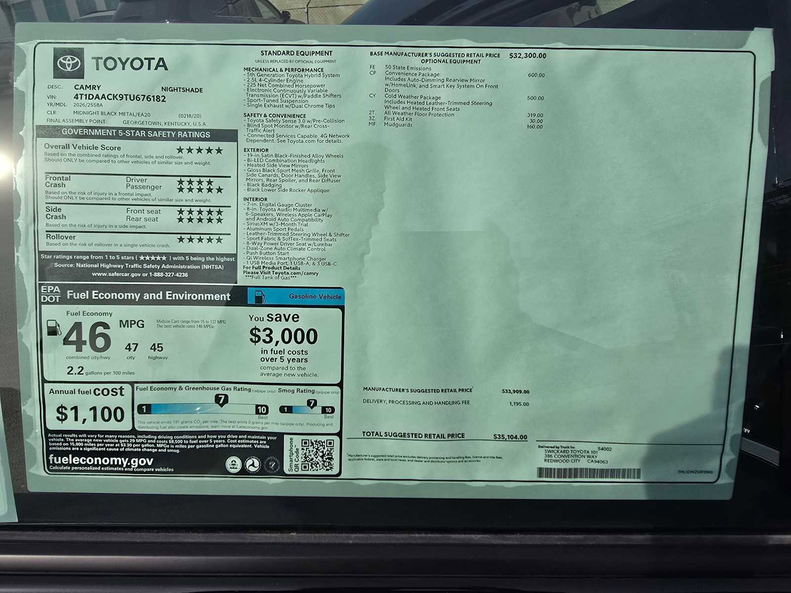 New 2026 Toyota Camry Hybrid image 10