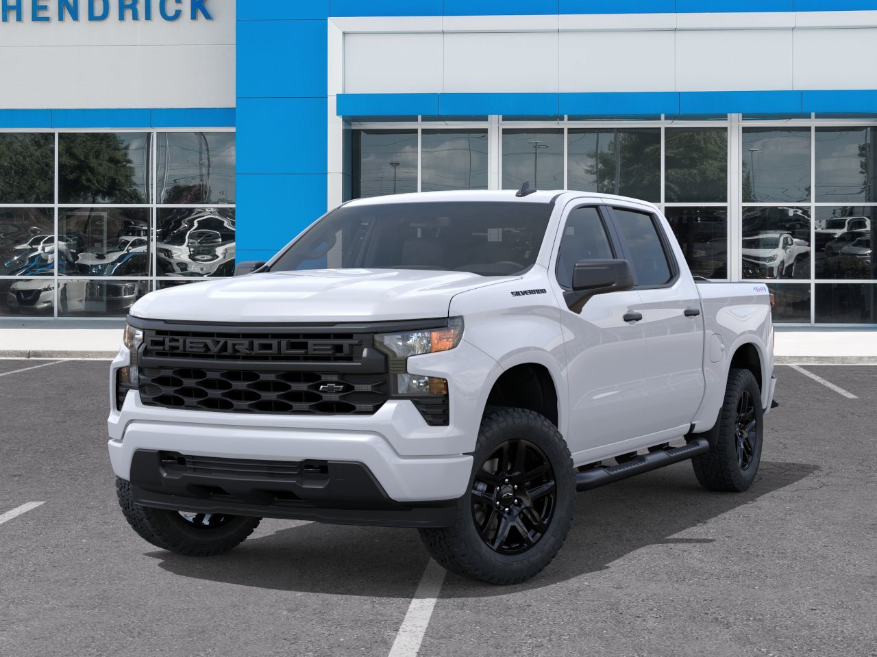 New 2026 Chevrolet Silverado 1500 Custom w/ Turbomax Blackout Package AWD/4WD image 8