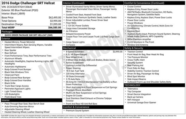 Used 2016 Dodge Challenger SRT Hellcat image 6