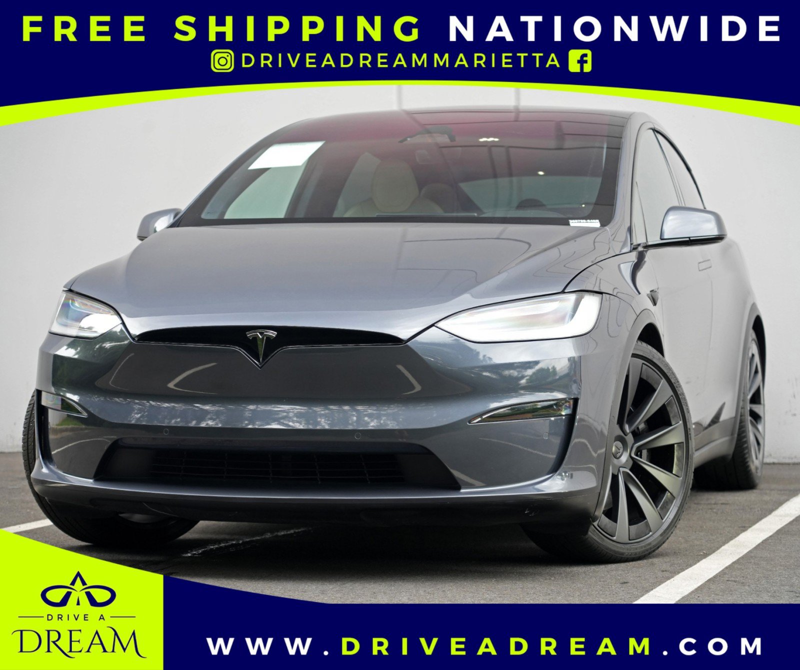 Used 2023 Tesla Model X AWD/4WD image 1